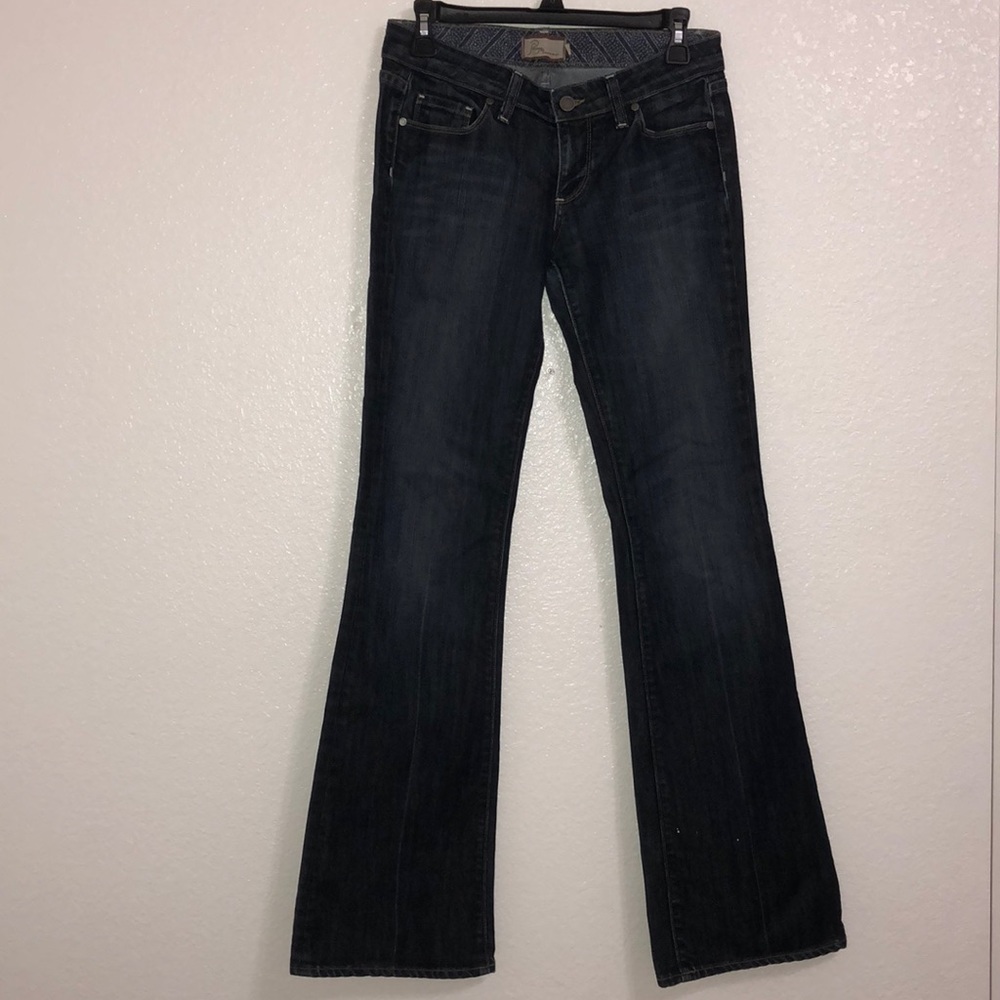 Paige Premium Denim, dark blue flare jeans